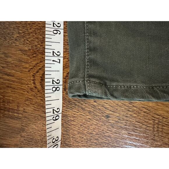 Velvet by Graham & Spencer Women's 5 Pocket Straight Leg Jeans Olive Size 26 - Picture 11 of 11